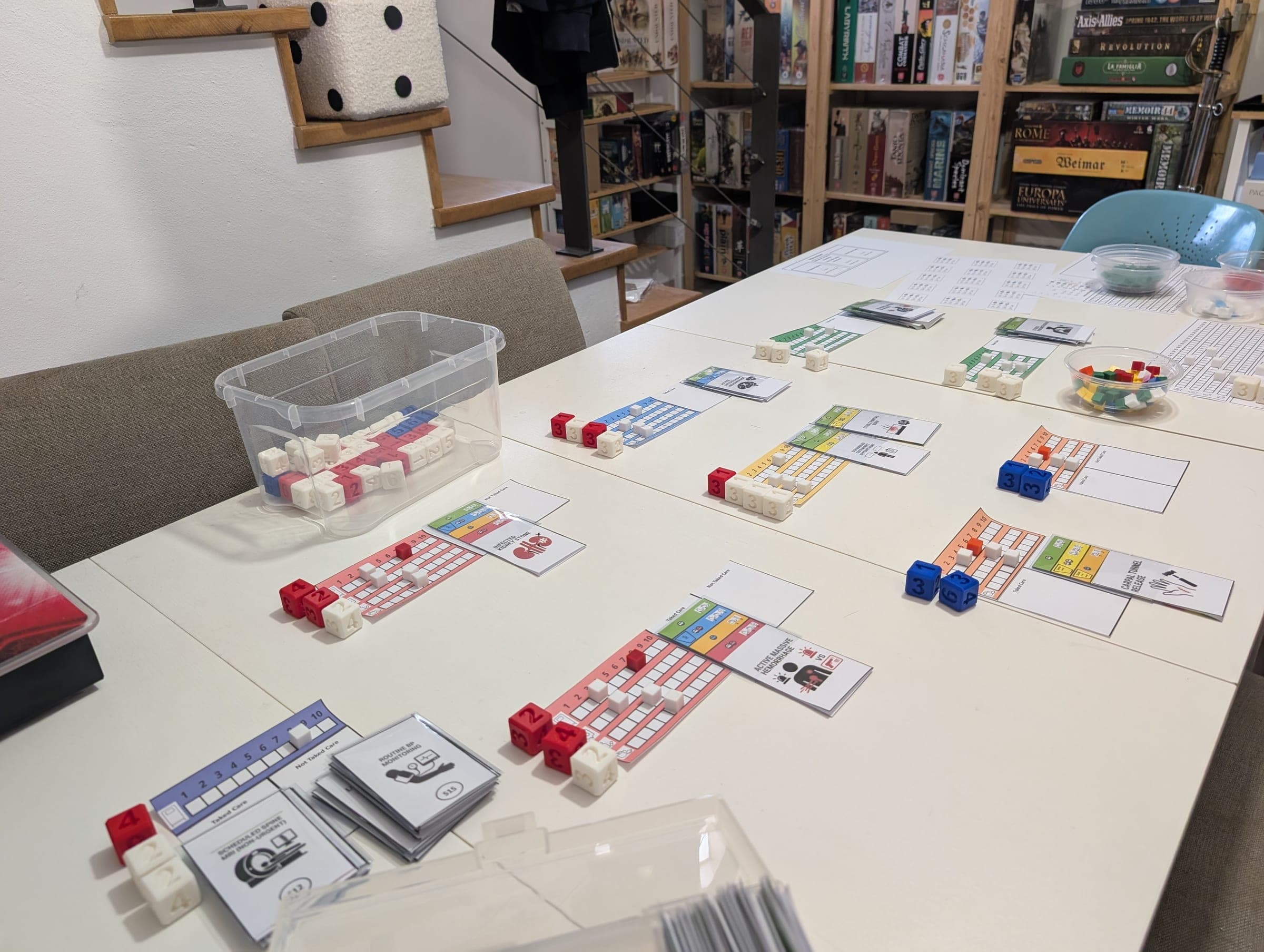 CAPTRS game designers collaborating on games under development