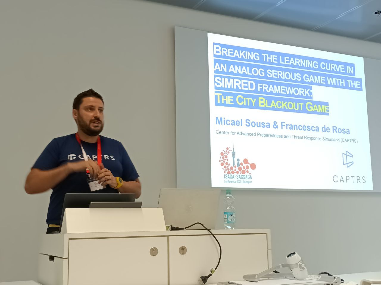 CAPTRS Chief Game Designer Presents at International Conference on Simulation and Gaming