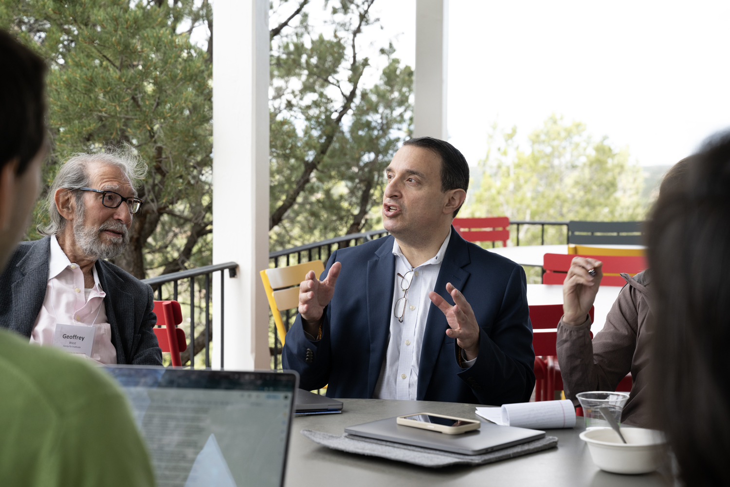 Team discussion during facilitation training